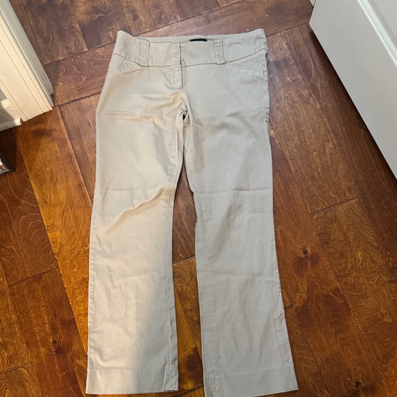 The Limited Pants - Women's Beige Straight-Leg Pants